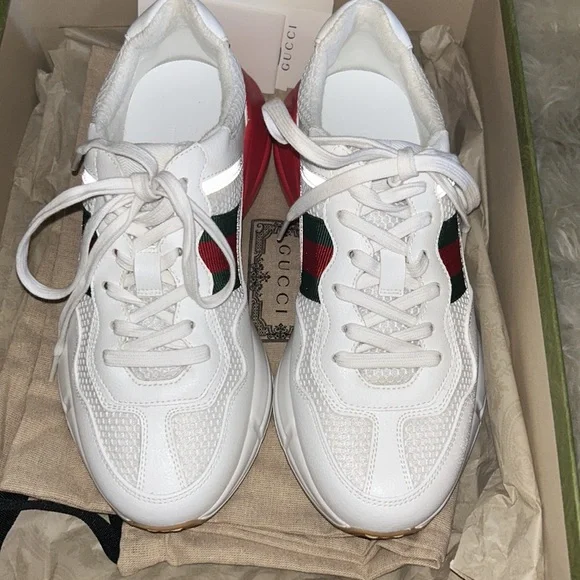 New & Authentic Gucci Rhyton Lavaredo Reflection Chunky Sneakers( Will trade) - Picture 15 of 15